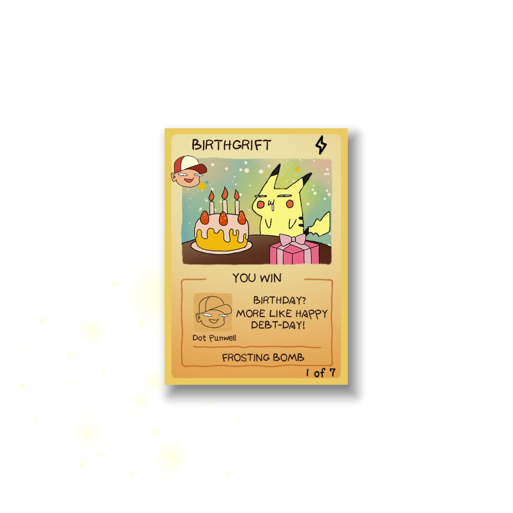 pokescam custom trading card pack