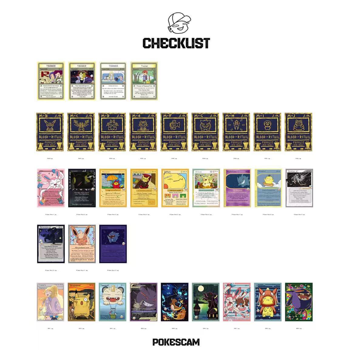 Pokescam 3 custom card pack dot punwell fan art