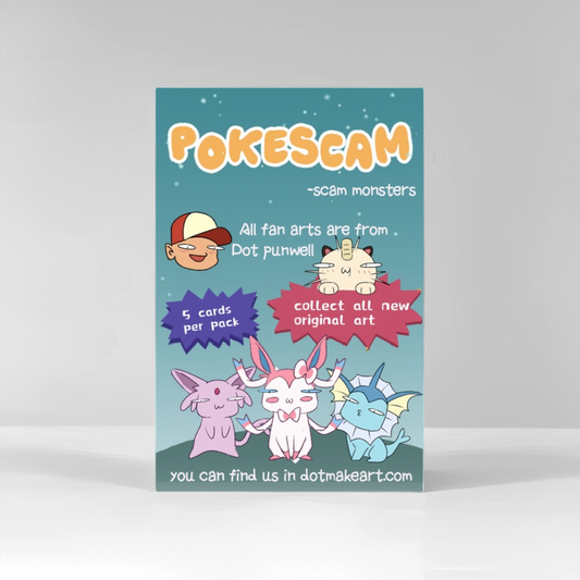 pokescam custom trading card pack